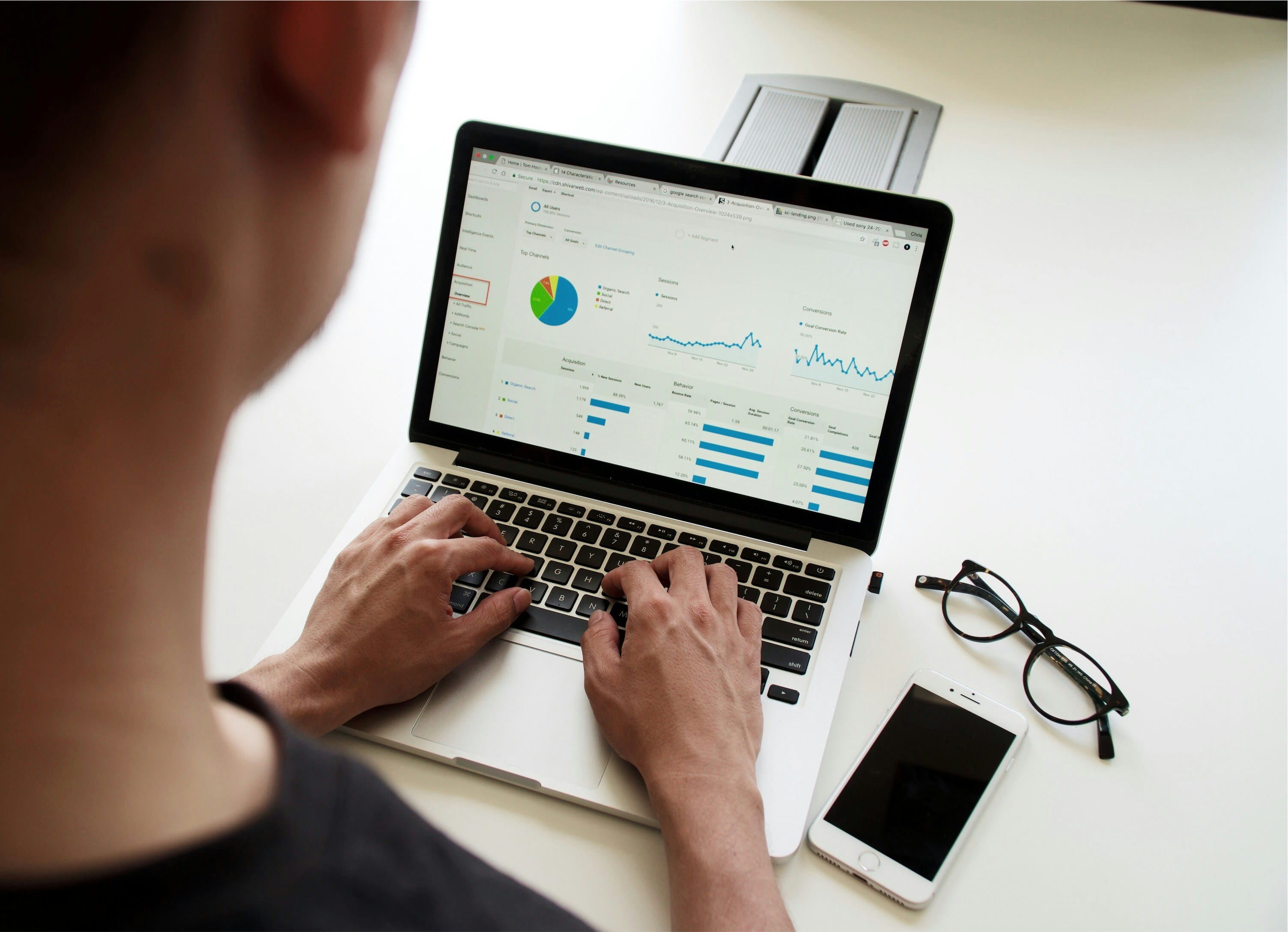 Interface de gestion Aiffin sur un ordinateur portable